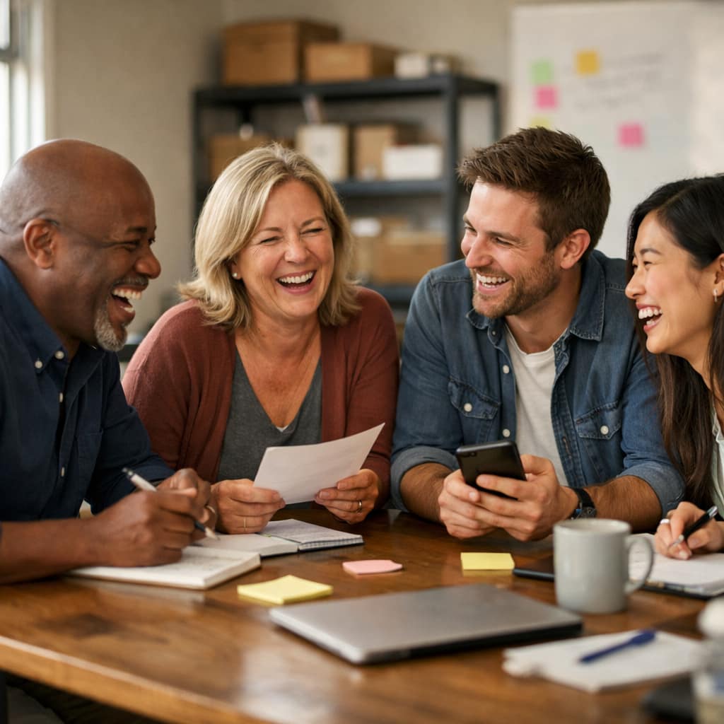 Community fundraising gala reception with attendees